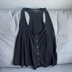 Black racerback Hollister tank top